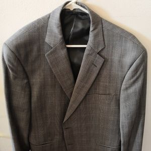 44R BROOKS BROTHERS 1818 Madison Gray Wool Suit